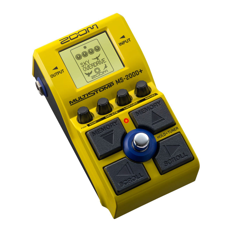 Zoom MS-200D+ Multi-Stomp Effects Pedal for Guitar