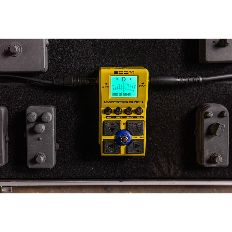 Zoom MS-200D+ Multi-Stomp Effects Pedal for Guitar