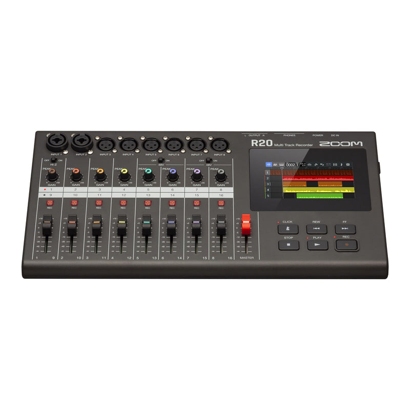 Zoom R20 Multi-Track Recorder with Touchscreen