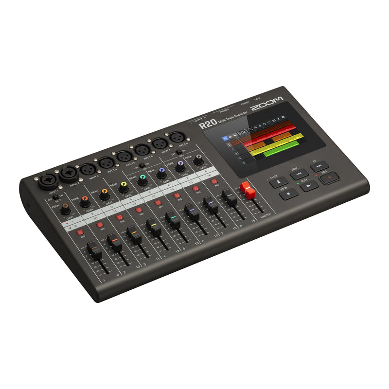Zoom R20 Multi-Track Recorder with Touchscreen
