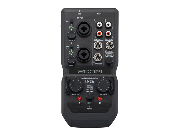 Zoom U-24 Handy Audio USB Recording Interface