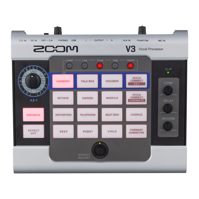 Zoom V3 Desktop Vocal Effects Processor