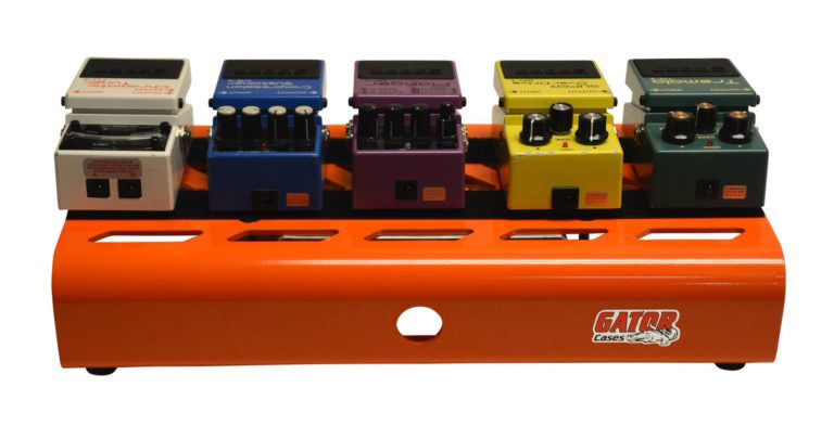 Gator Cases GPB-LAK-OR Small Alluminum Pedal Board w/Carry Bag - Orange