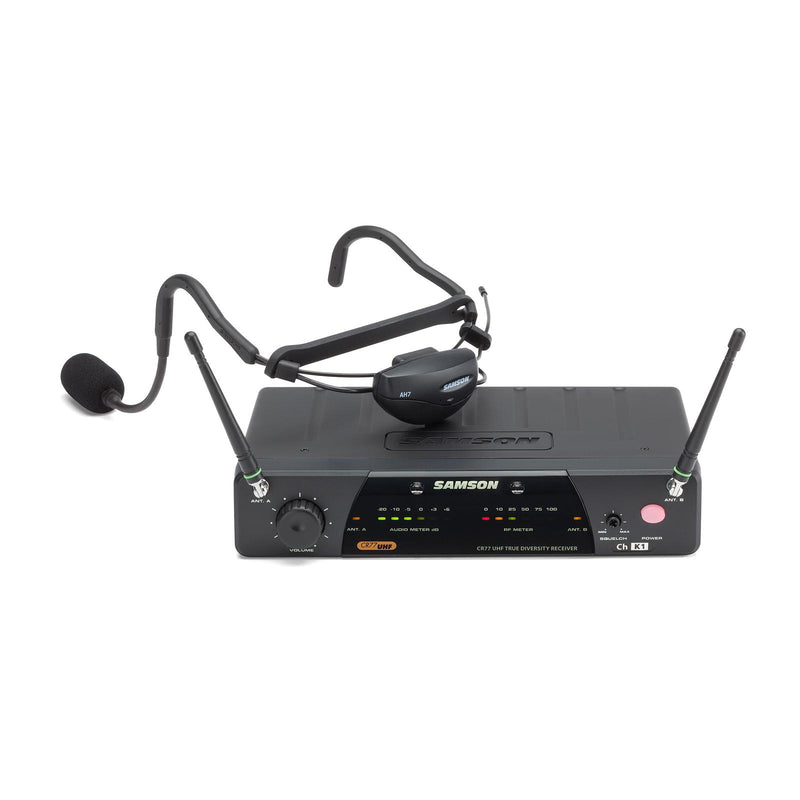 Samson Airline 77 Fitness Headset Wireless System with AH7, QE - K1