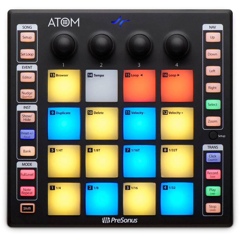 PreSonus ATOM USB 16-Pad MIDI Controller - Used