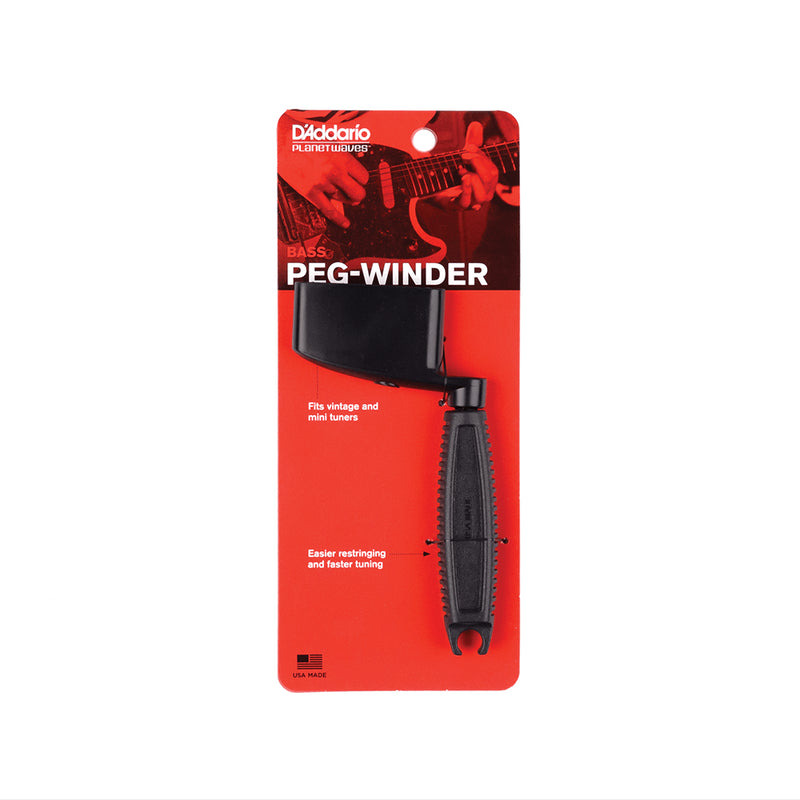 D'Addario PWPW1B String Peg Winder for Bass Guitar