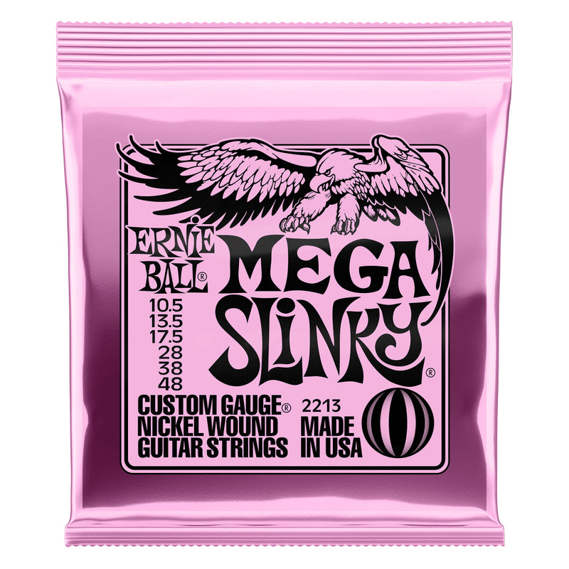Ernie Ball Mega Slinky Nickel Wound Electric Guitar Strings 10.5-48