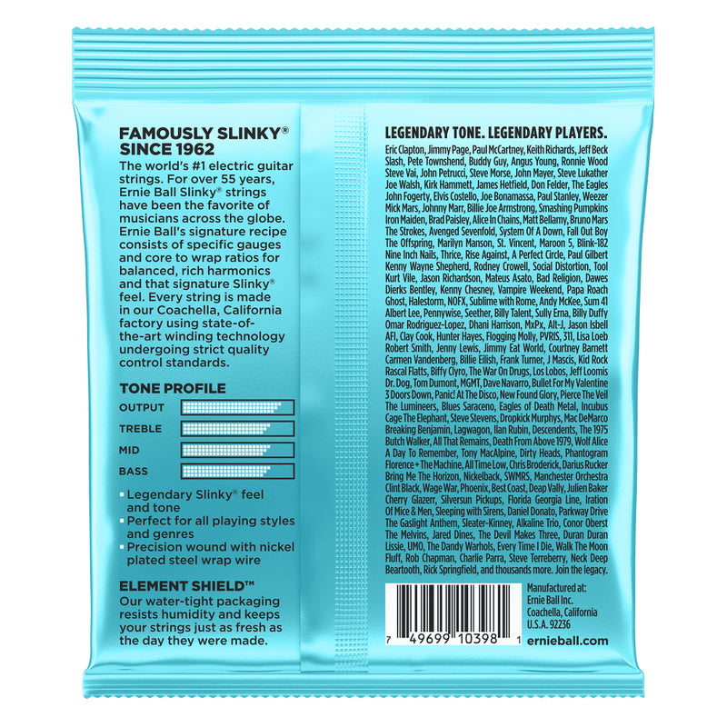 Ernie Ball Mighty Slinky Nickel Wound Electric Guitar Strings 8.5-40