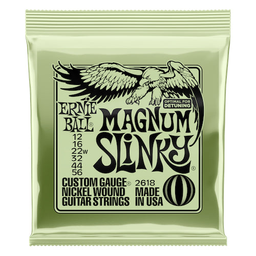 Ernie Ball Magnum Slinky Nickel Wound Electric Guitar Strings 12-56