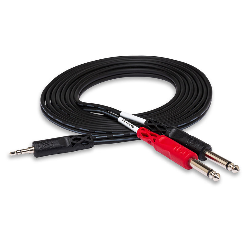 Hosa CMP-159 3.5mm (1/8 Inch) to 1/4 Inch X 2 Cable