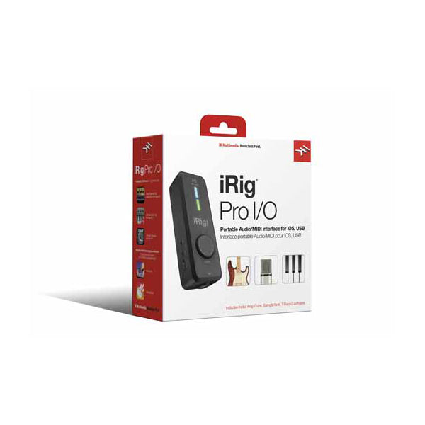 IK Multimedia iRig Pro I/O Audio/MIDI Interface for IOS/Mac