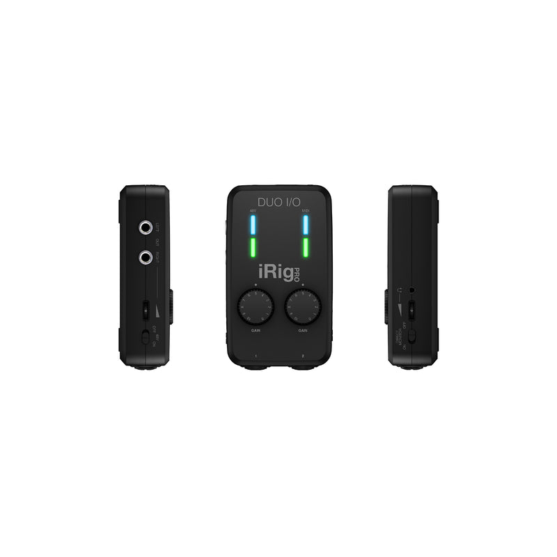 IK Multimedia iRig Pro Duo I/O Mobile Audio Interface for Mac, PC, IOS, Android