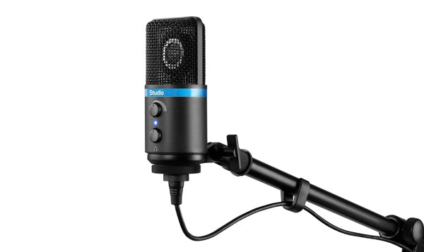 IK Multimedia iRig Mic Studio LCD Black for IOS, MAC, PC and Android Devices