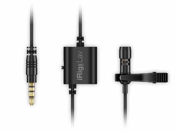 IK Multimedia iRig Mic Lav Lavalier Microphone for iPhone/iPad/Android