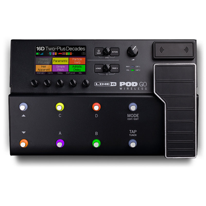 Line 6 POD Go Wireless Guitar Effects Tone Pedal Amp Simulator