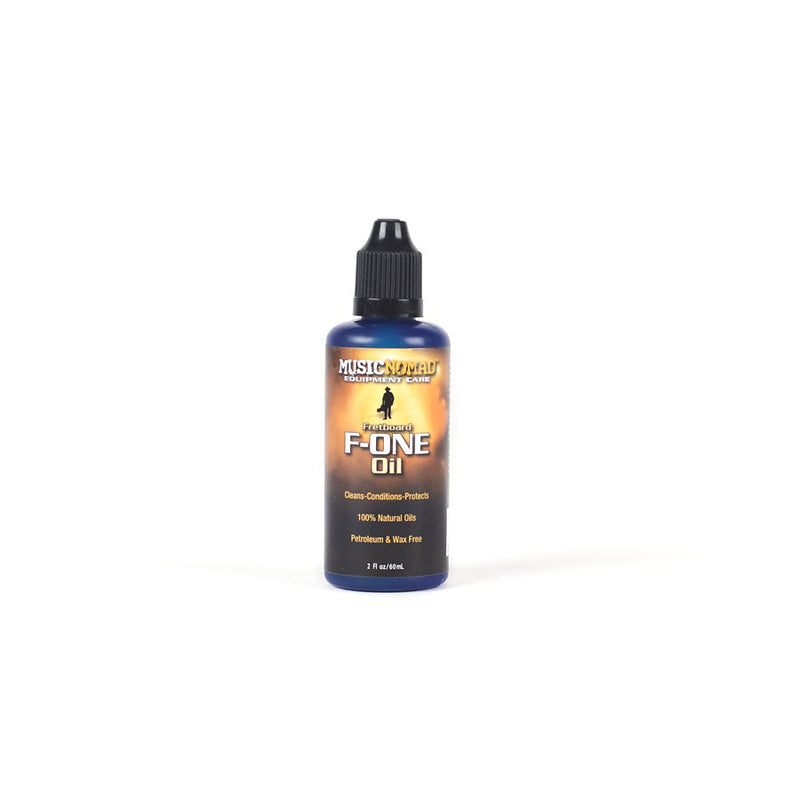 Music Nomad MN125 F-ONE Unfinished Fretboard Care Kit - Oil, Brush, Cloth