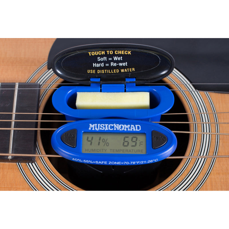 Music Nomad MN306 Premium Humidity Care System - Humitar + HumiReader