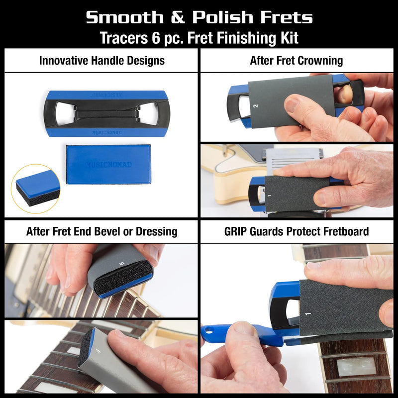 Music Nomad MN880 Premium Guitar Tech Fret Tool Set ? 18 pcs.