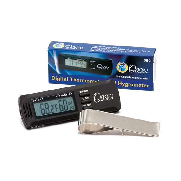 Oasis OH-14/OH-2 Guitar Humidifier/Hygrometer Combo Pack