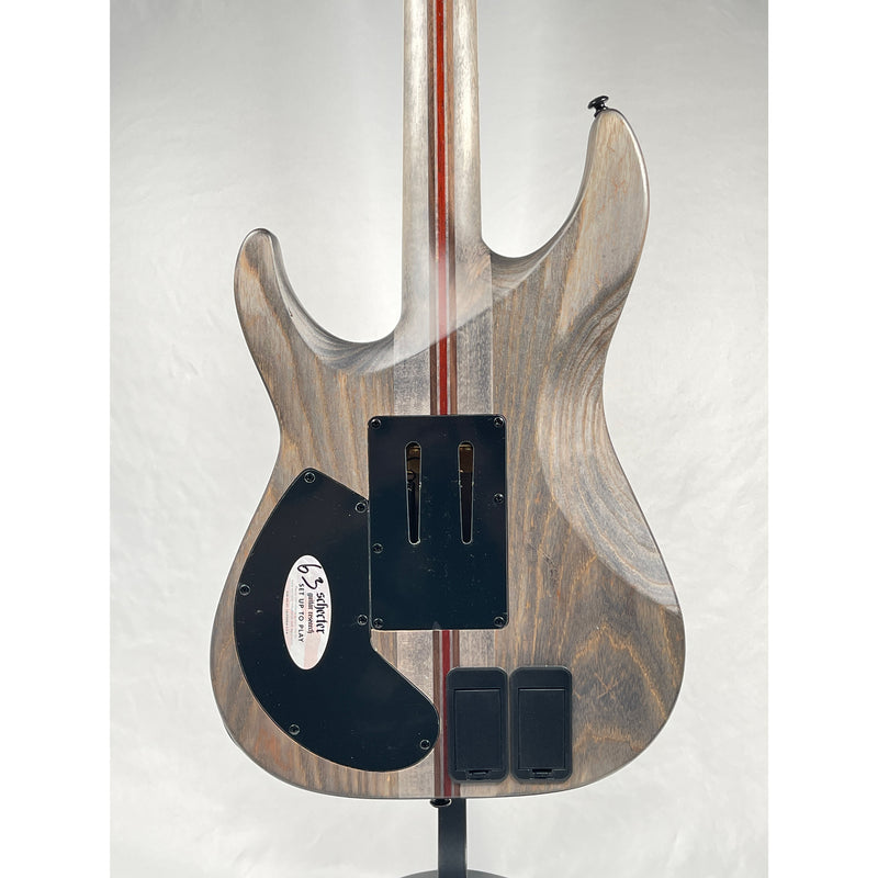 Schecter C-1 FR S SLS Evil Twin Sustainiac Electric Guitar - Satin Black