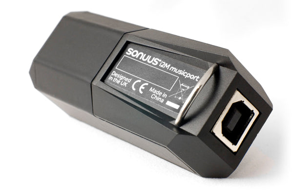 Sonuus i2M Musicport MIDI Converter and Hi-Z Guitar USB Audio Interface