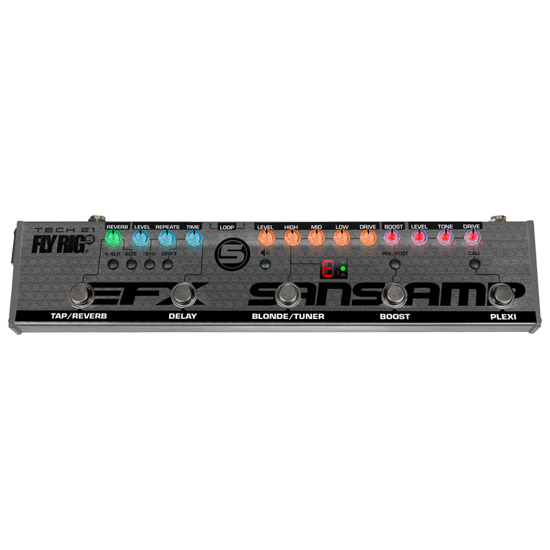 Tech 21 Fly Rig 5 Analog Guitar Multi-Effects Floor Tone Pedal - Version 2
