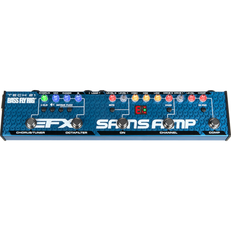 Tech 21 Bass Fly Rig Guitar Effects Pedal - V2