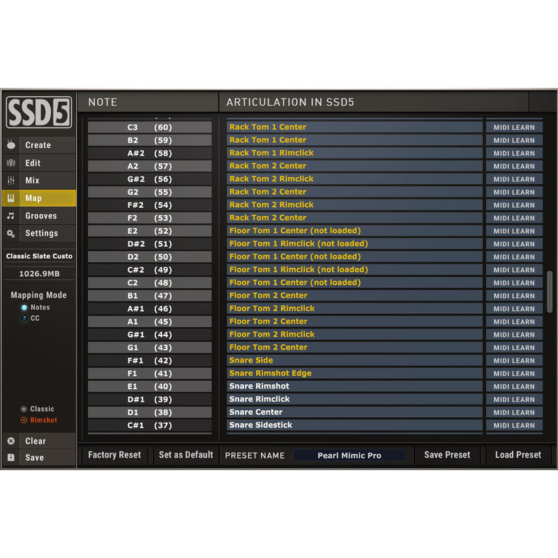 Steven Slate Drums 5.5 Virtual Drum Set Instrument Plug-in  - M1 Compatible!