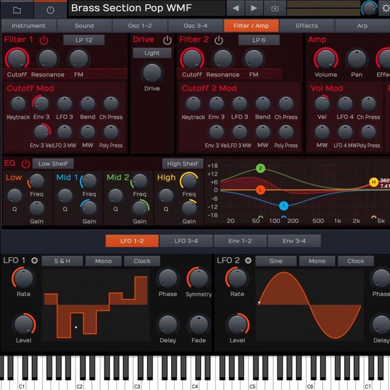 Tracktion Collective Instrument Synth Plug-in Virtual Instrument