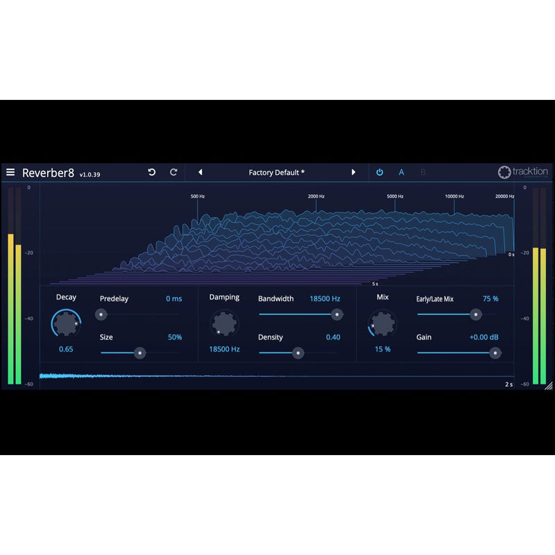 Tracktion DAW Essentials: Reverber8 - Highly Configurable Reverb Plug-in
