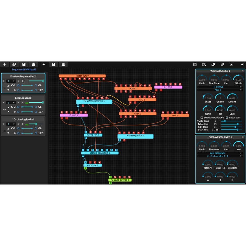 Tracktion Wavesequencer Hyperion - Inspirational Multi-Layer Modular Synth Plug-in