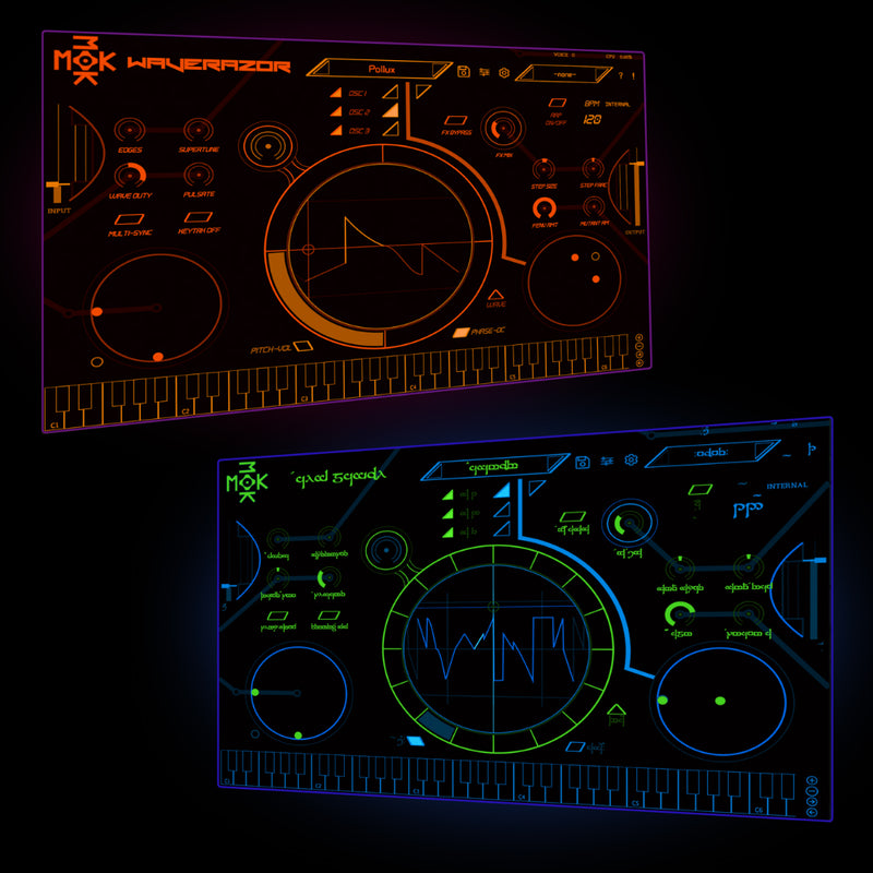 Tracktion MOK Waverazor Ultra-Futuristic Virtual Synthesizer Plug-in