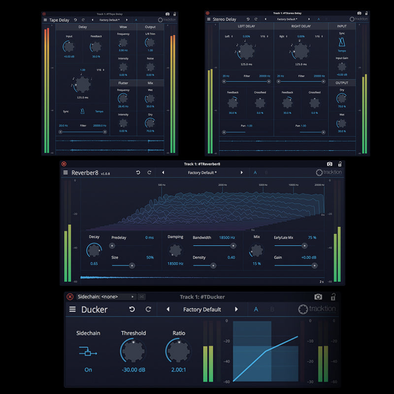Tracktion DAW Essentials Collection Suite of 16 Premium Plug-ins