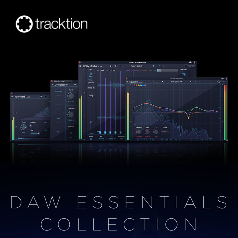 Tracktion DAW Essentials Collection Suite of 16 Premium Plug-ins