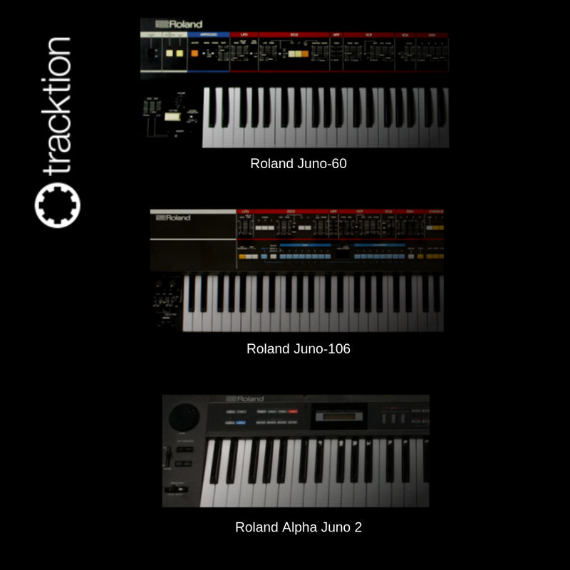 Tracktion RetroMod 106 3 Classic Juno Instruments Plug-in