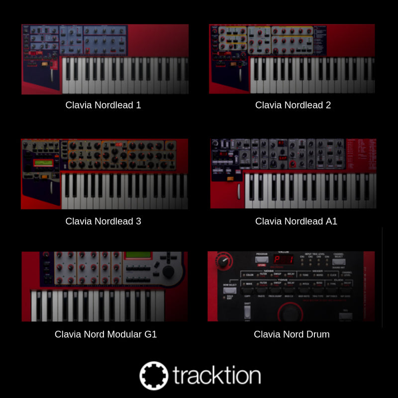 Tracktion RetroMod LEAD Six Clavia Samples Virtual Instruments Plug-in