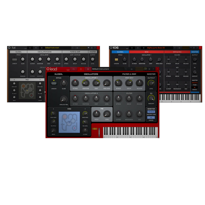 Tracktion RetroMod Plug-in Bundle Includes Retromod 106, LEAD, and FAT