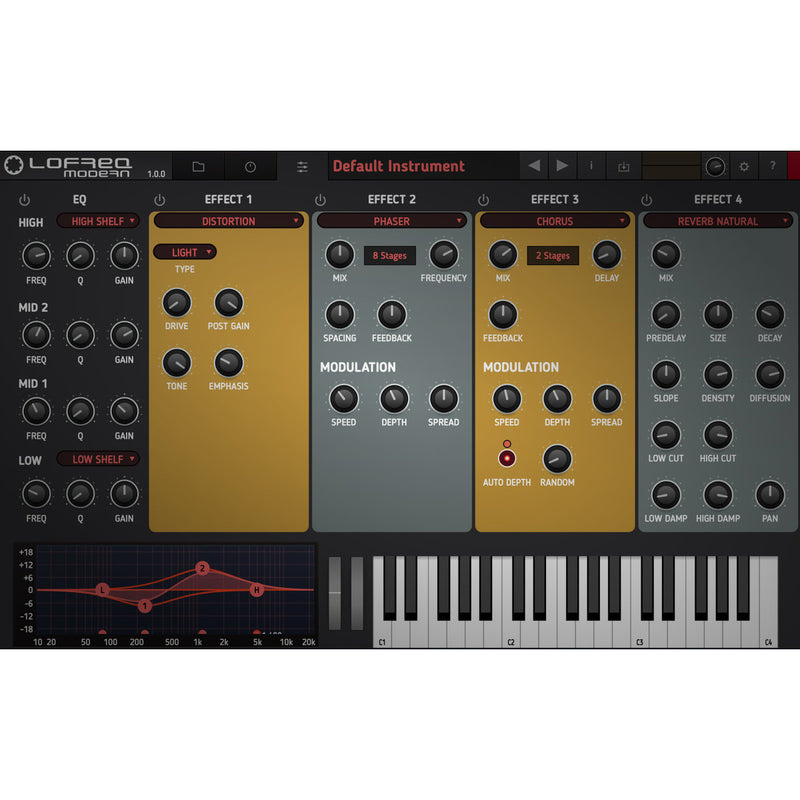 Tracktion RetroMod LoFreq Modern 11 Virtual Synthesizers Plug-in
