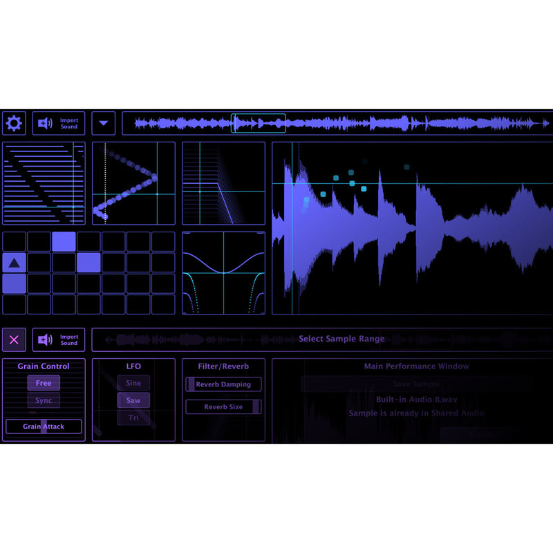 Tracktion Delta-V Audio Spacecraft Granular Synthesizer Plug-in