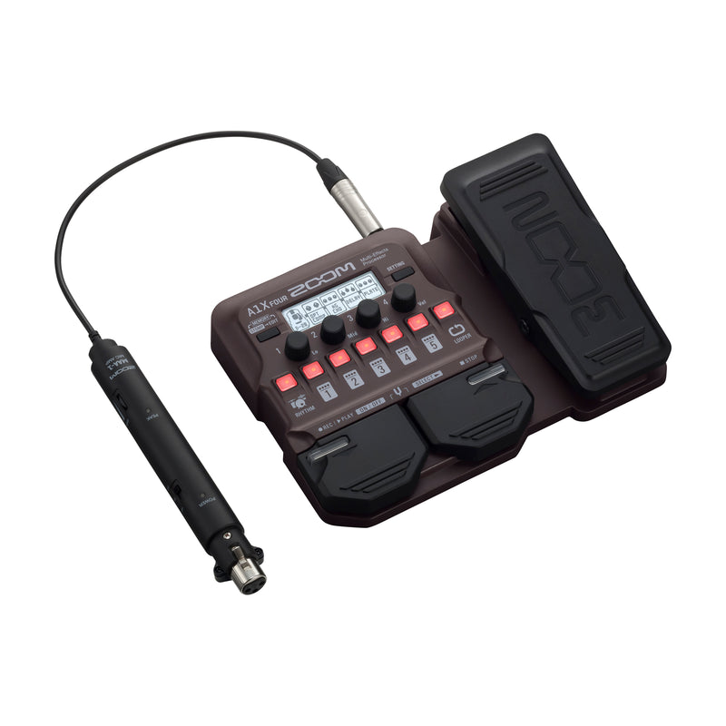 Zoom A1X FOUR Acoustic Multi-Effects Pedal w/ Expression
