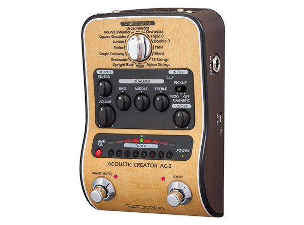 Zoom AC-2 Acoustic Creator Direct Box/Preamp - Used