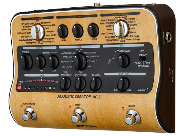 Zoom AC-3 Acoustic Creator Direct Box/Preamp/Effects