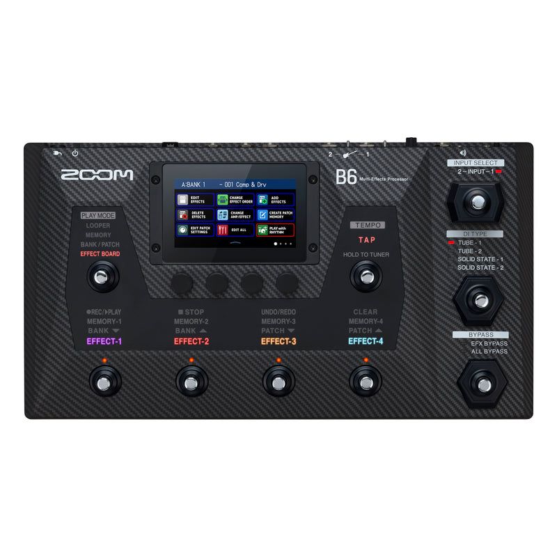 Zoom B6 Multi-Effects Processor for Bass Guitar