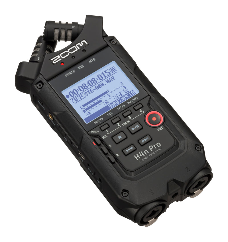 Zoom H4n Pro Portable Handy Audio Recorder/Interface - Black